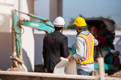Na imagem, funcionário de construção civil